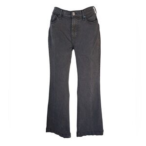 7 FOR ALL MANKIND women’s denim black jeans wide / straight leg preloved